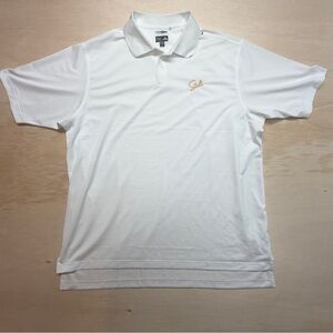 Stoli Vodka Adidas Climalite Golf Polo Shirt Mens Size XL White Short Sleeve